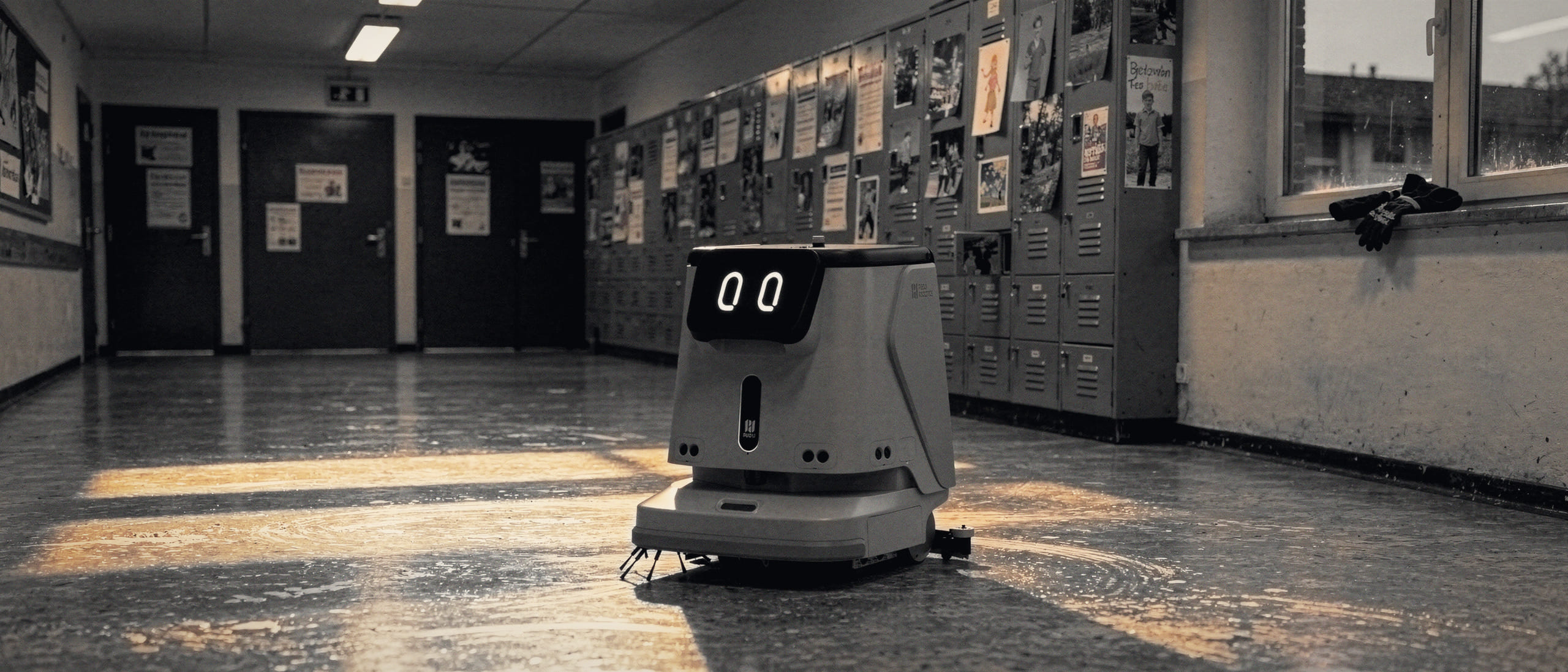 Autonomer Reinigungsroboter im Einsatz — Schulen